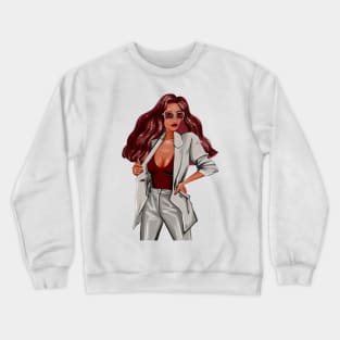 Business woman Crewneck Sweatshirt